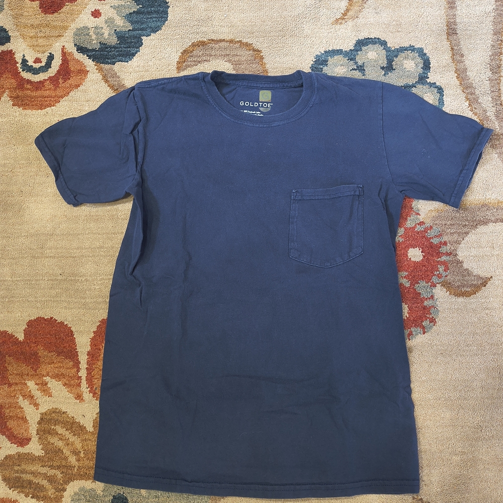 Gold Toe Navy Short Sleeve Tee